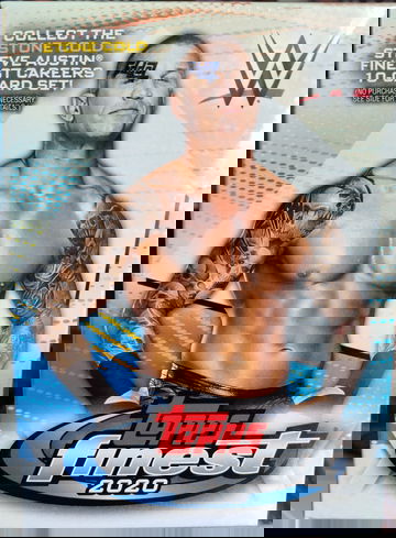 2020 Topps Finest WWE Sealed Blaster Box 6 Packs 26 Total Cards 2 Exclusive X-Fractors per!