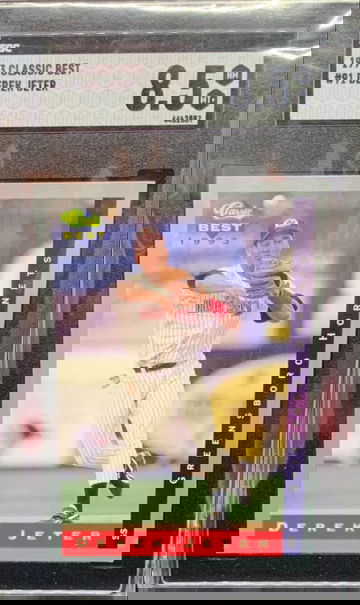 1993 CLASSIC BEST DEREK JETER ROOKIE CARD RC SGC 8.5