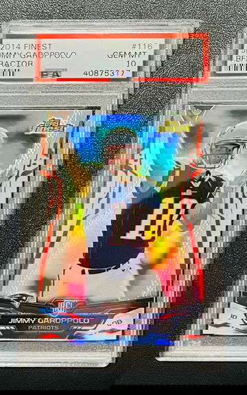 2014 Topps Finest Jimmy Garoppolo Refractor RC PSA 10