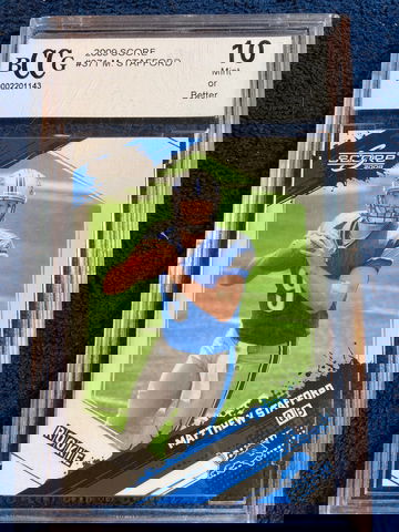 Matthew Stafford Score rookie 371 Rams