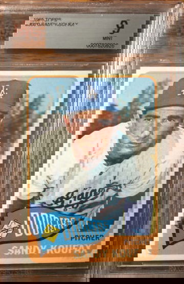 1965 Topps #300 Sandy Koufax BVG 9 Mt HOF