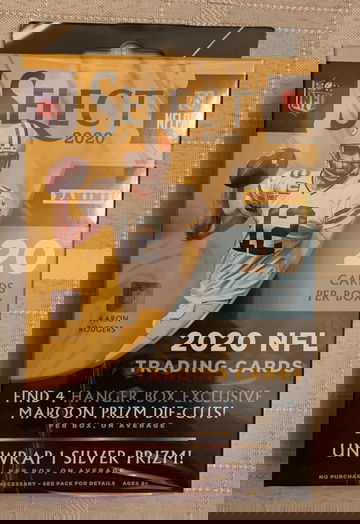 2020 Panini Select NFL Football Hanger Box 1 silver prizm 4 maroon prizm