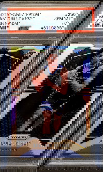 2019 Brandon Clarke Rookie RC 🔥 Panini Silver Prizm #266 🔥 PSA 10 - GEM MINT