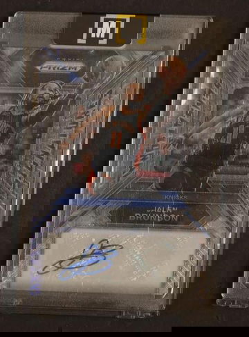 2021 Panini Prizm SS-JB Jalen Brunson Sensational Signatures /25 Knicks Auto