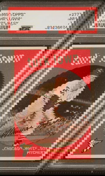 1959 Topps Turk Lown (White Back) #277 PSA 7 [BL-1B.15]