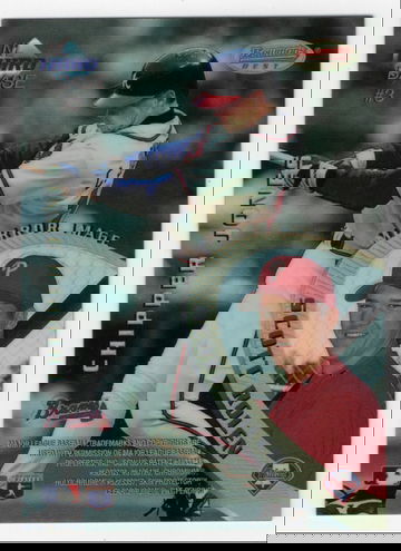 1996 BOWMAN'S BEST REFRACTOR MIRROR IMAGE JONES ROLEN BOGGS ARIAS # 3 HOF