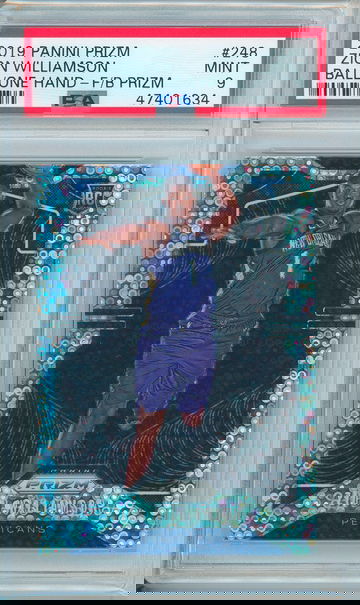 Zion Williamson 2019 Prizm Fast Break Variation PSA 10