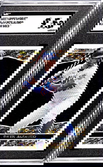 2021 Topps Update #BG-14 Pete Alonso Black Gold SGC 9.5