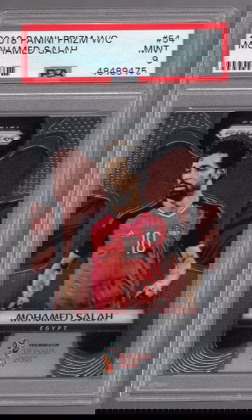 Mohamed Salah 2018 Panini World Cup Prizm