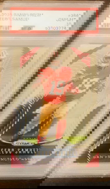 2019 Panini Prizm Deebo Samuel PSA 10 Gem