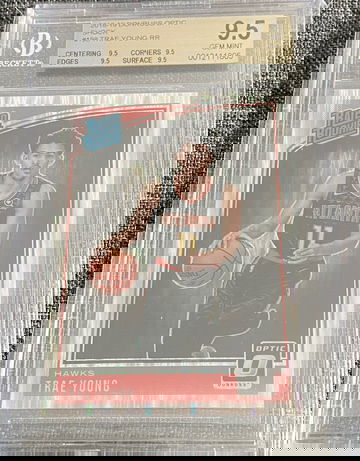 2018-19 Trae Young Donruss Optic Shock BGS 9.5