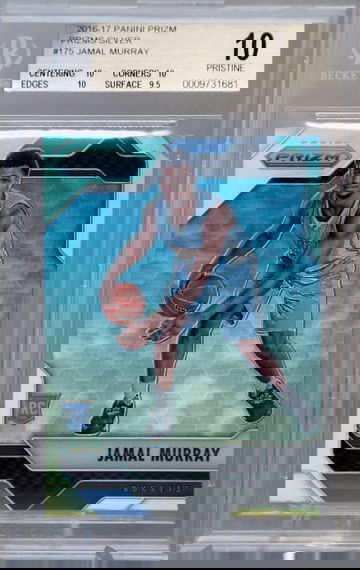 Jamal Murray Prizm Silver 2016 BGS 10