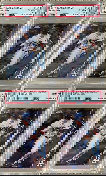 2020 Topps Chrome Gavin Lux RC PSA 10 *lot of 4*