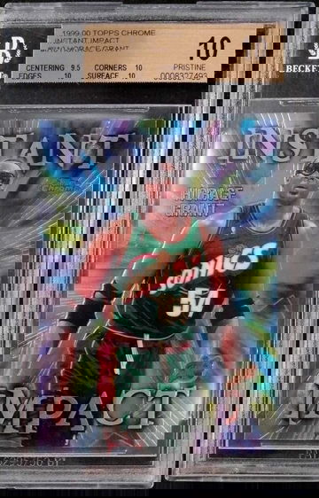 POP 1 BGS 10 Horace Grant 1999 Topps Chrome Instant Impact #II10 - DHL Express Air 6-8 Days with Tracking