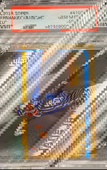 2019 Topps Series 2 Fernando Tatis Jr. Gold Parallel /2019 PSA 10