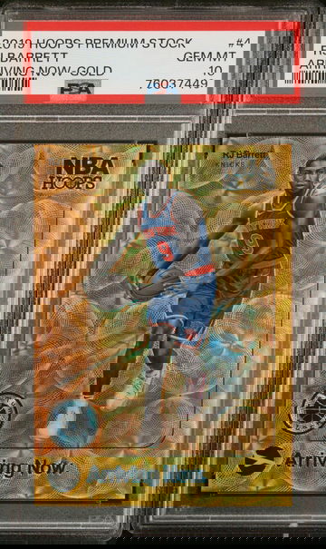 2019 Panini Hoops Premium Stock Arriving Now Gold RJ Barrett #4 Prizm /10 PSA 10