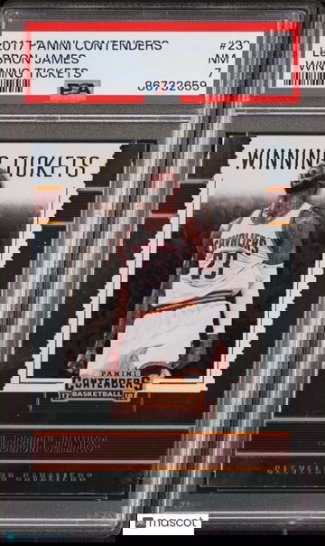 2017 Contenders #23 LeBron James - Winning Tickets