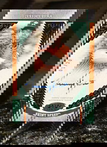 2024 Topps Tier One JEREMY PENA AUTO #1/20! Advanced Stat Speed Houston Astros