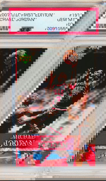 2007 Upper Deck First Edition #191 Michael Jordan PSA 10 POP 6!