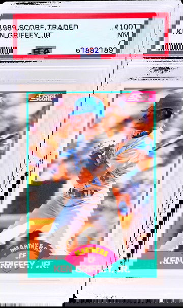 1989 Score Traded Ken Griffey Jr. #100T PSA 7