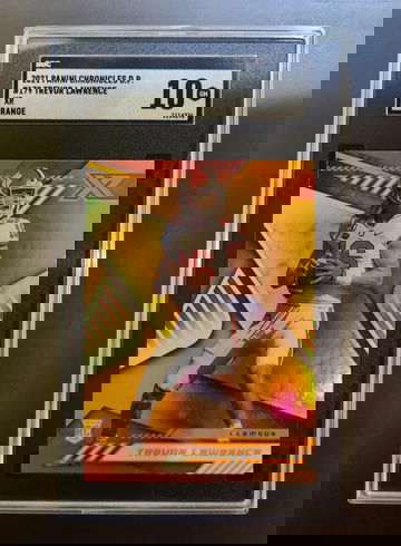 Trevor Lawrence #179 2021 Panini Chronicles Draft Pick XR Orange SGC 10 