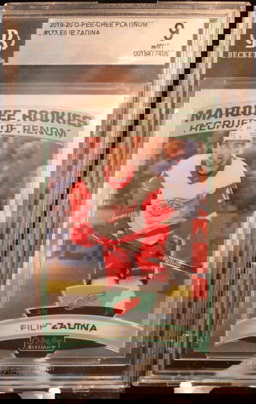 2019 O-Pee-Chee Platinum Filip Zadina RC #173 BGS 9