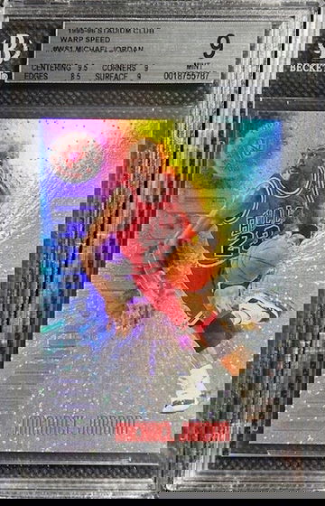 1995 Stadium Club Warp Speed Michael Jordan #WS1 – BGS 9 MINT – Bulls GOAT