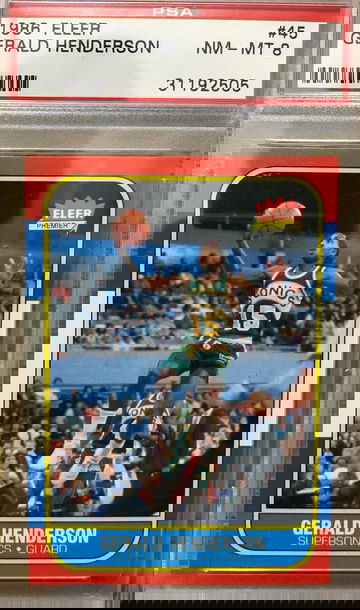 Gerald Henderson 1986-87 Fleer #45 PSA 8