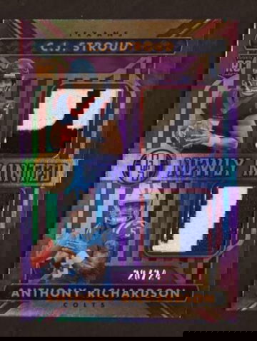 2023 Panini Gold Standard NMD-2 C.J. Stroud Anthony Richardson Newly Minted Rookie /249 Texans Colts