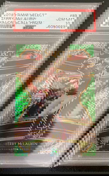 Terry McLaurin 2019 Select Dragon Scale /88 Rookie Concourse PSA 10