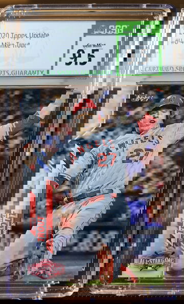 2020 Topps Update Mike Trout #U4 Gem Mint CSG 9.5 Los Angeles Angels