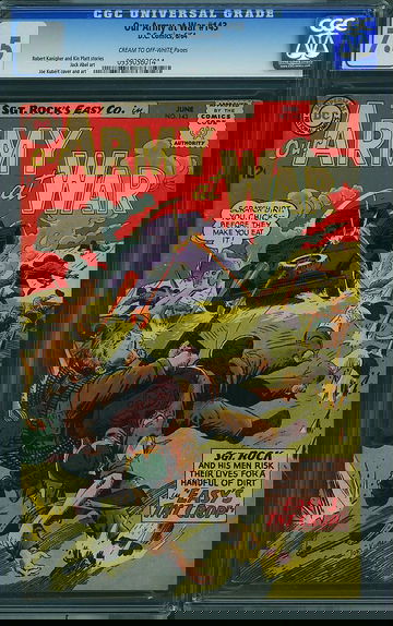 OUR ARMY AT WAR #143, CGC 7.5 VF-