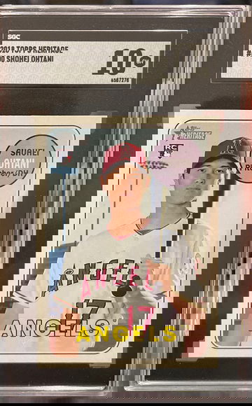 2018 Topps Heritage High Number Shohei Ohtani #600 SGC 10