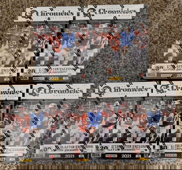 5 x 2021 Panini Chronicles Draft Picks Blaster Box NFL Football