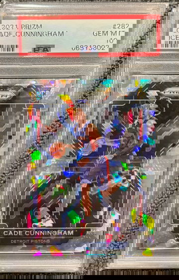 2021-22 Panini Prizm Cade Cunningham Ice RC #282 PSA 10