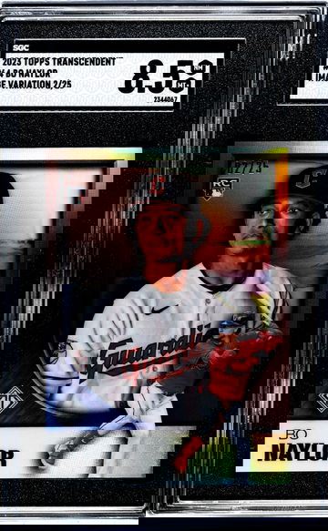 2023 Topps Transcendent Image Variation Bo Naylor #64 RC /25 SGC 8.5