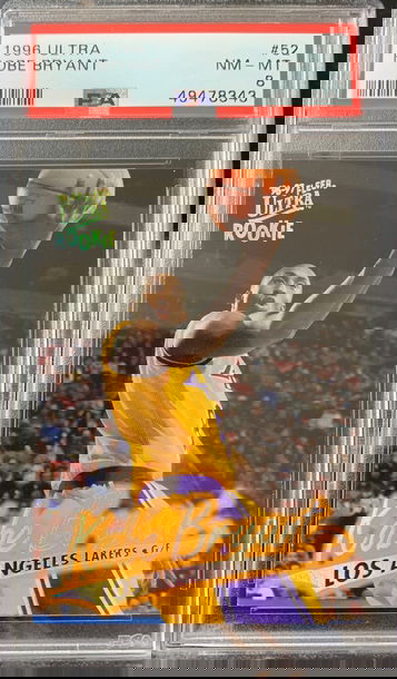 1996 kobe bryant Rookie Ultra PSA 8