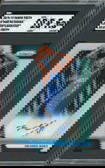 Mo Bamba 2018-19 Panini Prizm Silver Rookie Autograph SGC 9.5 10 Auto RS-MBB WOW