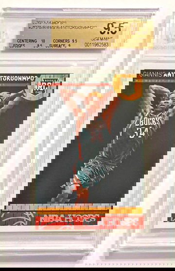 2013-14 Panini Hoops Giannis Antetokounmpo #275 Rookie BGS 9.5