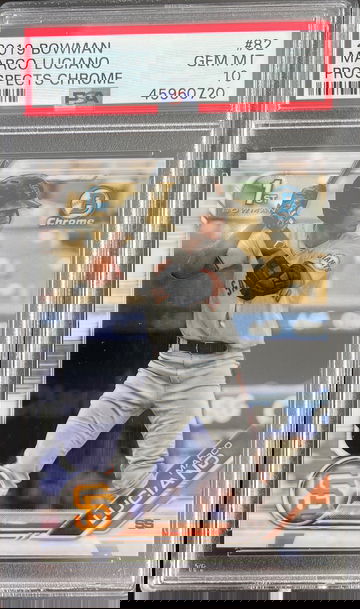 2019 Bowman Chrome Marco Luciano PSA 10