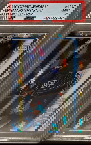 2019 Topps Chrome Sapphire Fernando Tatis Jr PSA 9