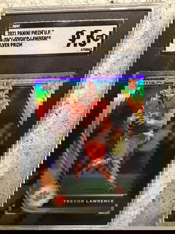 2021 Panini Prizm Draft Picks #106 Trevor Lawrence Silver Prizm 9.5 Mint