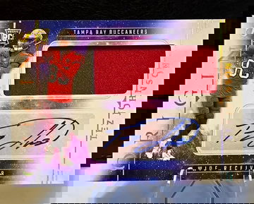 2025 Panini Origins  Tez Johnson  Rookie Patch Auto RPA #RJJ-TJN  Buccaneers