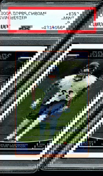 2006 Topps Chrome #252 Devin Hester  RC  HOF  PSA 9  