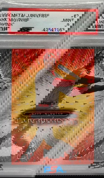 1999 Metal Universe Mark McGwire Linchpins PSA 10