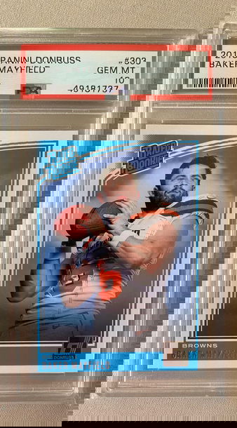 2018 Donruss Baker Mayfield PSA 10!!