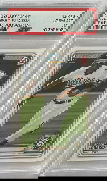 2020 Bowman Paper Prospects Robert Puason PSA 10