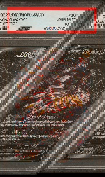 2022 Pokemon Giratina V #186 PSA 10