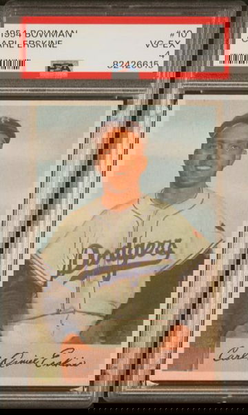 1954 Bowman Carl Erskine #10 PSA 4 [BL-2.35]