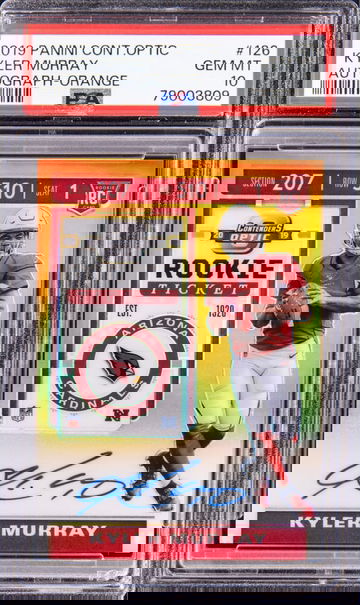 Kyler Murray RC Orange Auto